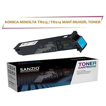 Konica Minolta TN 213 TN 214C Mavi Muadil Toner C253 C203 C200