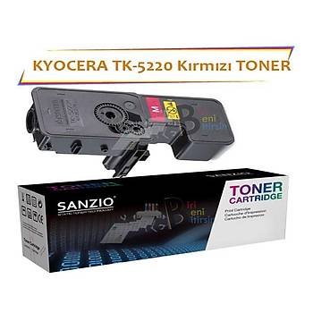 Kyocera Mita TK5220 Magenta Krmz 1200 Sayfa Muadil Toner Ecosys P5021 M5521