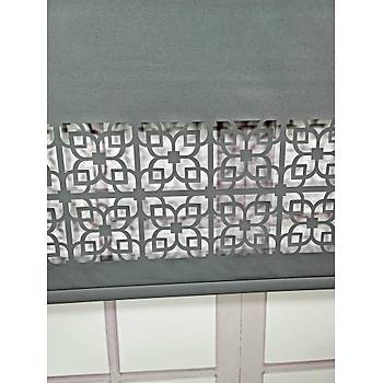 Stor Perde Desenli Lazer Kesim Kaln Kumal ML105