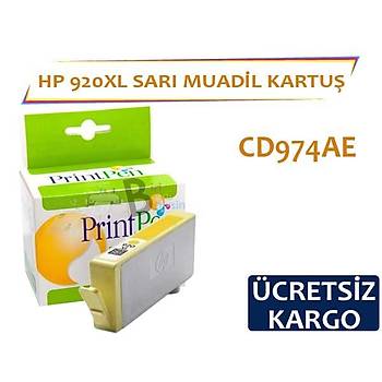 HP 920 XL Sarý Muadil Kartuþ CD974AE