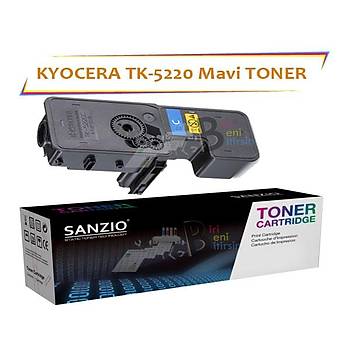 Kyocera Mita TK5220 Cyan Mavi 1200 Sayfa Muadil Toner Ecosys P5021 M5521