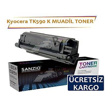 Kyocera TK 590 K Siyah Muadil Toner Kyocera FS C2026 C2526 M6026