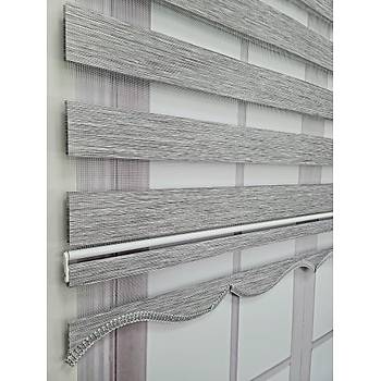 BBB Bambu Zebra Perde Gri MZ666