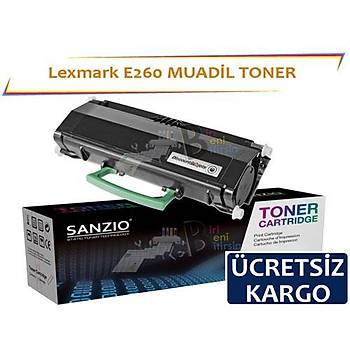 Lexmark E260 Muadil Toner E460 E360 E260 E462