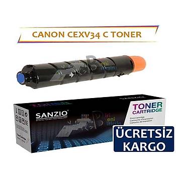 Canon CEXV34 Mavi Muadil Toner Copier C2020 C2025 C2030