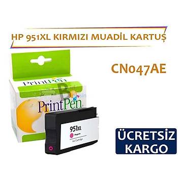 HP 951 XL Krmz Muadil Kartu CN047AE