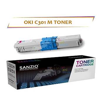 Oki C301 Krmz Muadil Toner C301 C321 MC332 MC342