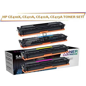 HP LaserJet CE410A Muadil Toner Seti M351, M451NW, M451DN, M451DWN, M375NW, M475DN, M475DW 305A