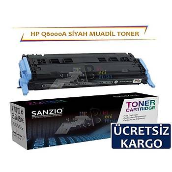 HP Color LaserJet Q6000A Muadil Toner Siyah Renk 1600 2600 2605 1015 1017