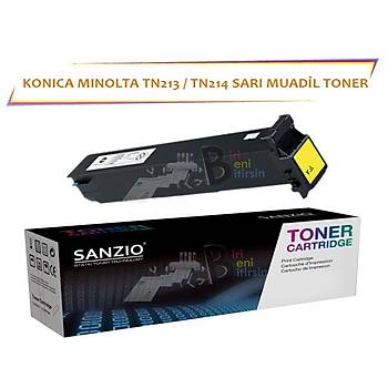Konica Minolta TN 213 TN 214Y Sarı Muadil Toner C253 C203 C200