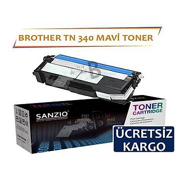 For Brother Tn 340 C Mavi Muadil Toner Dcp9055 Hl 4150 4570 Mfc9460 9969
