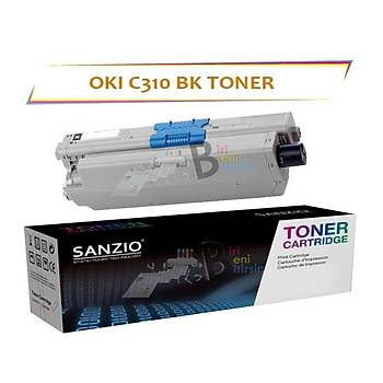 Oki C310 Siyah Muadil Toner C330 C511 C530 C531 MC352 MC361 MC561 MC562