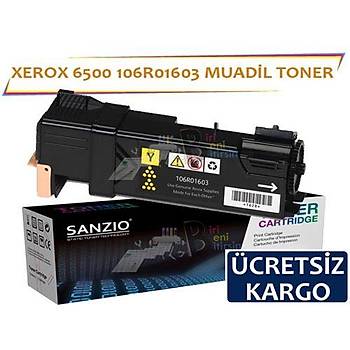 Xerox 6500 Sarý 106R01603 Muadil Toner Phaser 6500 6505N MFP