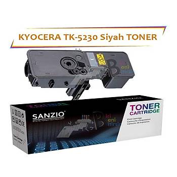 Kyocera Mita TK5230 Black Siyah 2600 Sayfa Muadil Toner ECOSYS P5021 M5521