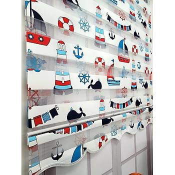 BBB Desenli Stor Zebra Perde 4 Desen Seenei Hemen Kargo