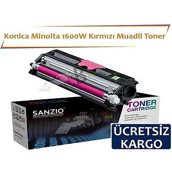 Konica Minolta 1600W Kýrmýzý Muadil Toner Fax 1600 1600E 2600 2800 3600 3800