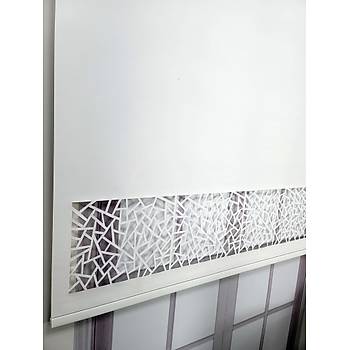 BBB Lazer Stor Perde Mat Kaln Kumal Ekru Renk LZR107
