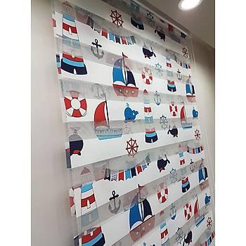 BBB Desenli Stor Zebra Perde 4 Desen Seenei Hemen Kargo