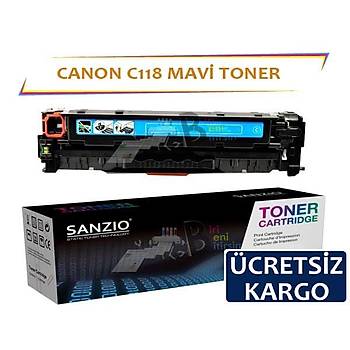 Canon C118 Mavi Muadil Toner LBP7200 LBP7660 LBP8380
