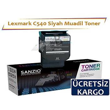 Lexmark C540 Muadil Toner Siyah C540 C543 C544