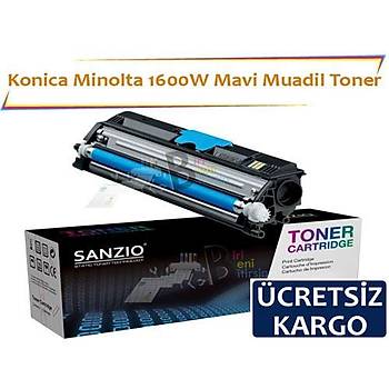Konica Minolta 1600W Mavi Muadil Toner Fax 1600 1600E 2600 2800 3600 3800