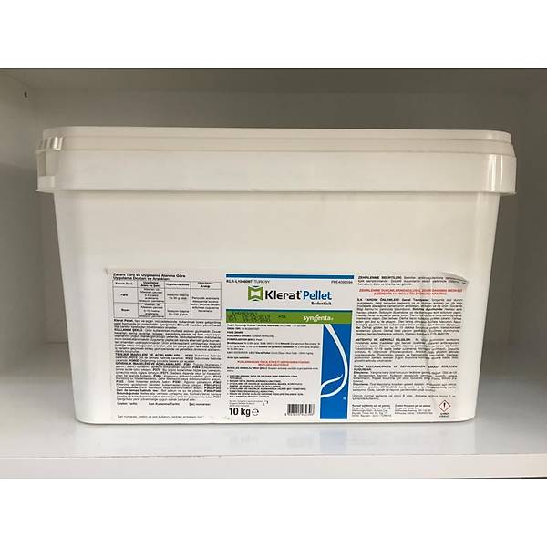 Klerat Pellet Fare Zehirleri 10 KG[Tarla Faresi-Lam Faresi-Ev Faresi Trleri in Tavsiye Edilir]