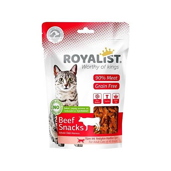 ROYALIST CAT BEEF SNACKS DL 80 GR