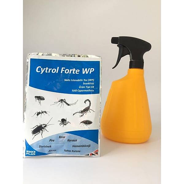 (20 gram) Cytrol forte (Akrep, rmcek, Pire ve Tm Haereler ) + 1 Lt Fs Fs Manuel Sprey Pompa