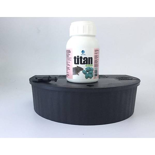 Fare stasyonu + Titan Wax Block 4 Gr'lk Blok Fare Zehri 100 Gr