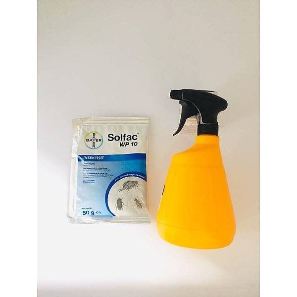 Bayer Solfac WP 10 Tm Haereler in Toz Bcek  ldrc + 1 Lt Fs Fs Manuel Sprey Pompa