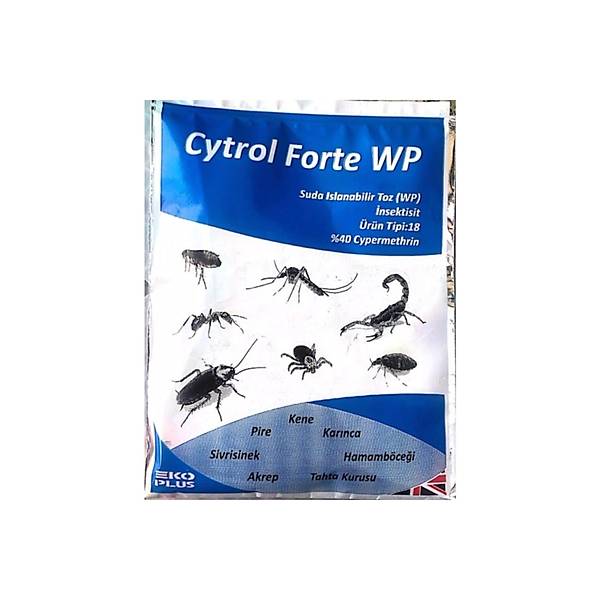  (20 gram) Cytrol forte (Akrep, Örümcek, Pire ve Tüm Haşereler İçin Tavsiye Edilir