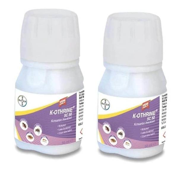 Bayer K-Othrine SC 50 Genel Haşere İlacı 2 x 50 ML