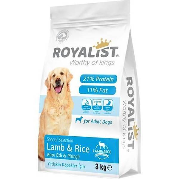 ROYALIST DOG LAMB VE RICE 3KG MAMA