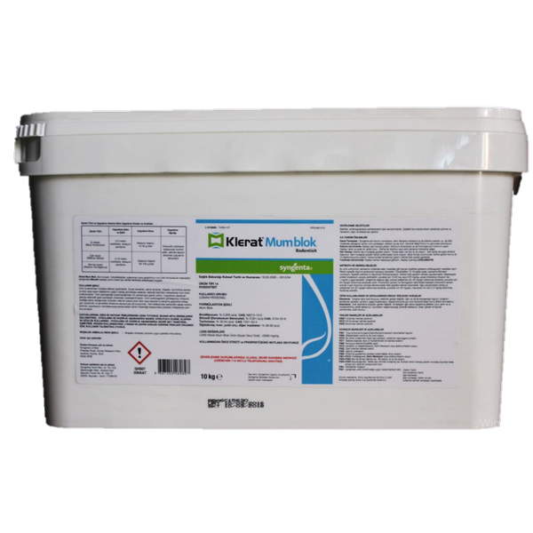 Syngenta Klerat Mum Blok Fare Zehiri 20 GR BLOKLAR 10 KG