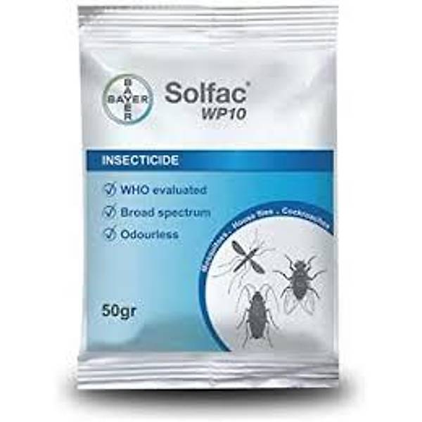 Bayer Solfac WP 10 Tüm Haşereler İçin Toz Böcek  Öldürücü