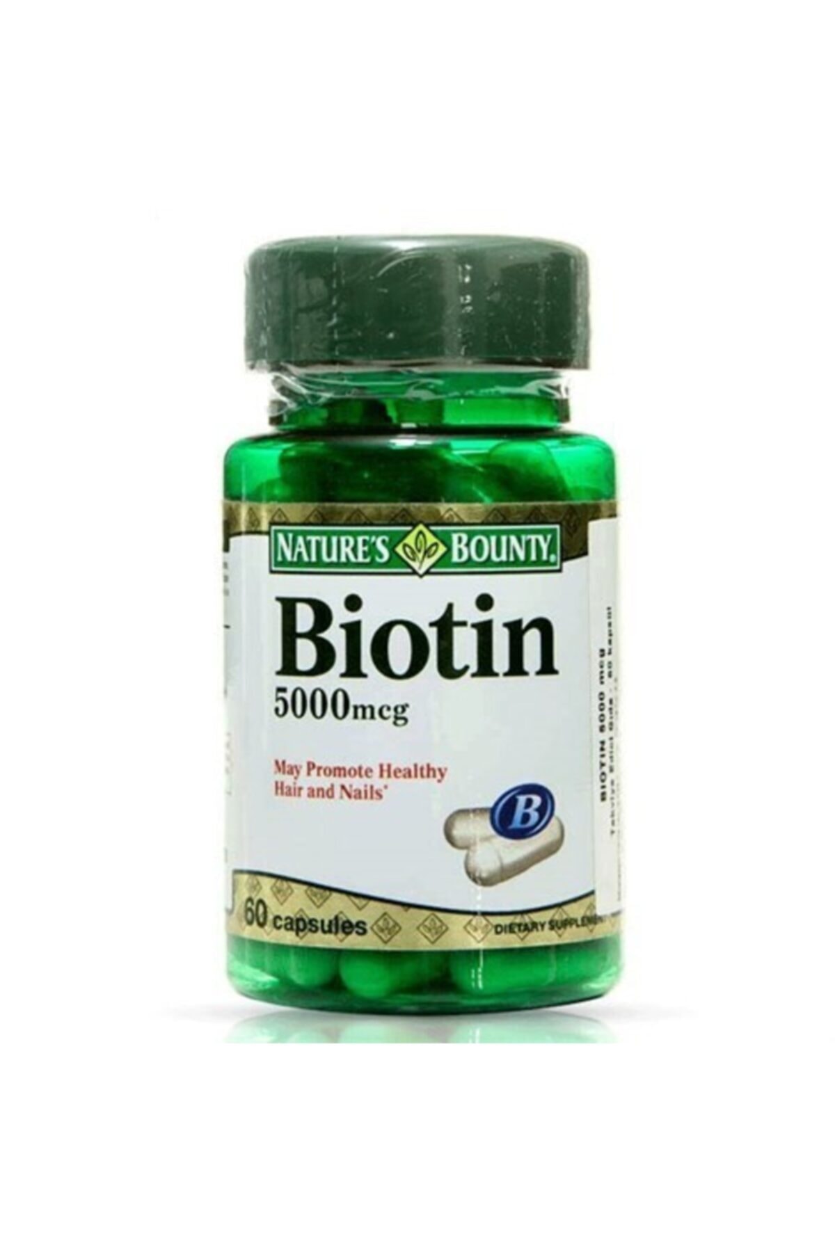 Natures Bounty Biotin 5000 Mcg 60 Kapsül