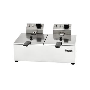 Baysan 5+5 Lt �kili Elektrikli Frit�z B�fe tipi Kafe Tipi Sanayi Tipi Frit�z 220v.