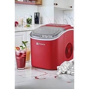 Vosco SET �ST� BUZ MAK�NES� 12 KG KIRMIZI