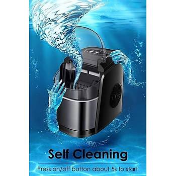 Vosco Pro Set st Buz Makinesi 12 Kg Siyah