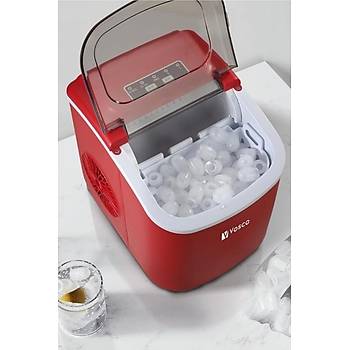 Vosco SET �ST� BUZ MAK�NES� 12 KG KIRMIZI