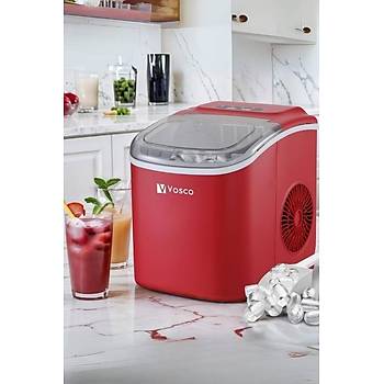 Vosco SET �ST� BUZ MAK�NES� 12 KG KIRMIZI