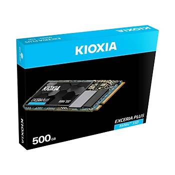 Kioxia 500GB Exceria Plus NVMe 3400MB-2500MB-s M2 PCIe Nvme 3D NAND SSD (LRD10Z500GG8) Harddisk