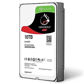 Seagate 10TB Ironwolf ST10000VN0008 3.5" 256MB 7200 Rpm Nas Disk Harddisk