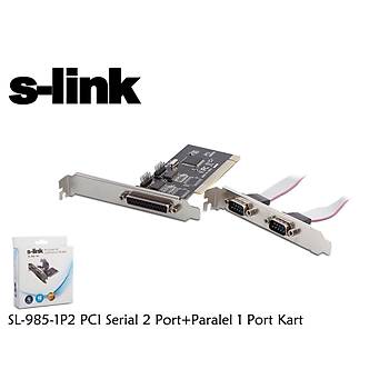 S-link SL-985-1p2 1 Port Paralel + 2 Port rs232 Pcý Kart