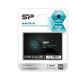 Silicon Power 512GB Ace A55 2.5" 560mb-530mb Sata Ssd Harddisk