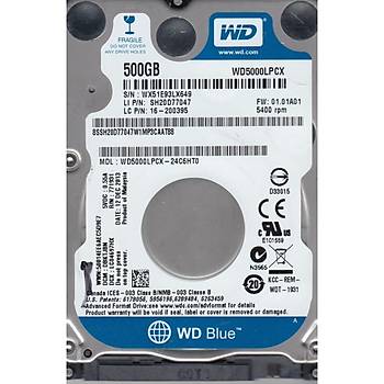 Wd 500Gb Blue 2,5" 32Mb 5400Rpm Wd5000Lpcx Notebook Harddisk