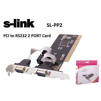 S-link  SL-PP02 2 Port rs232 Pcý Kart