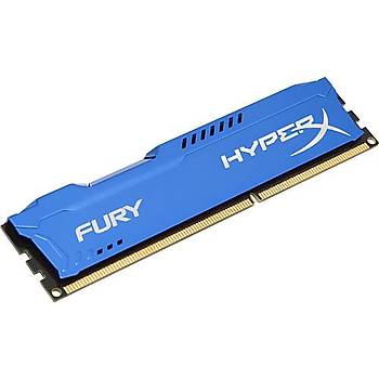 Kingston HyperX Fury Mavi 8GB 1600MHz DDR3 CL10 PC (HX316C10FB-8)
