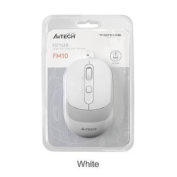 A4 Tech Fm10 Usb Fstyler Beyaz Optik 1600 Dpý Mouse