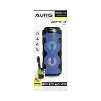 Auris Ars-K26 Karaoke Mikrofonlu Bluetooth Radyo Hoparlör Mavi